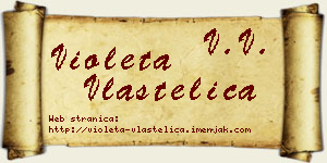 Violeta Vlastelica vizit kartica